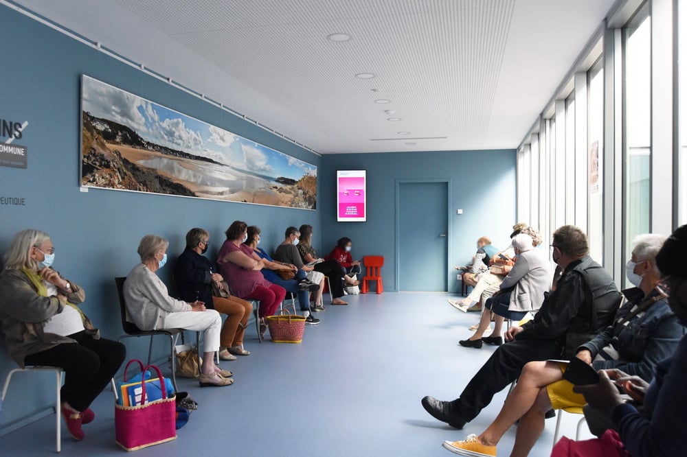 dooh dans les lieux de santé